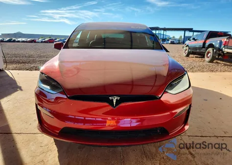 2023 Tesla Model X из США, поврежденный, VIN 7SAXCDE55PF416397